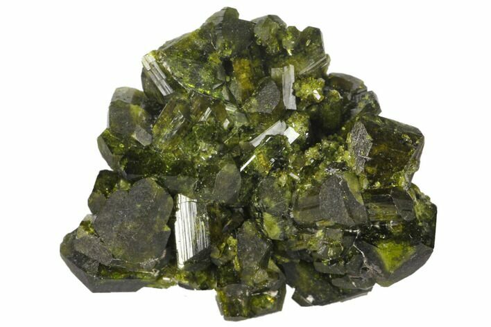 Epidote Crystal Cluster - Peru #132604